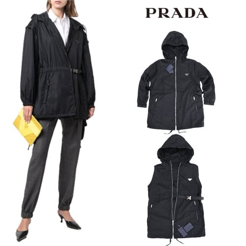 프*다 나일론 벨트 바람막이(블랙)