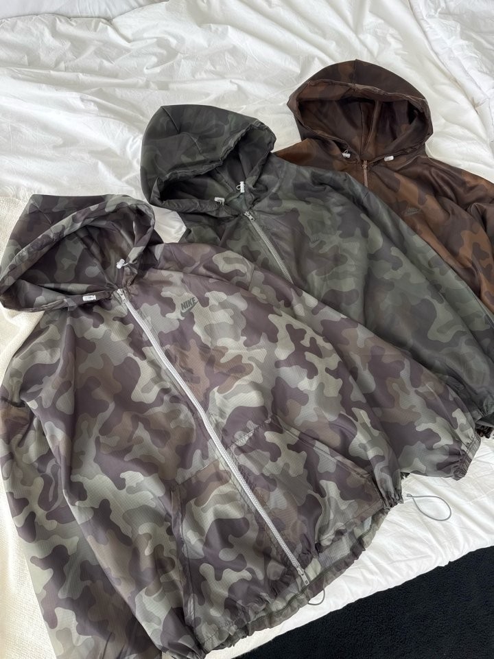 NK 카모 후드바람막이