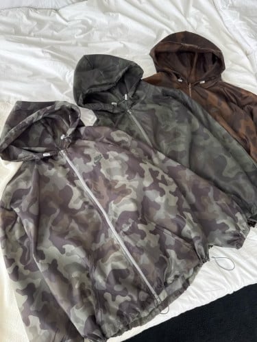 NK 카모 후드바람막이