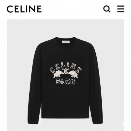 CLN 엘리펀트 로고 긴팔 티셔츠