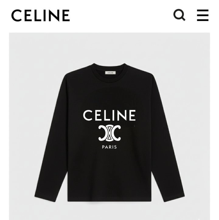 CLN 트리에포 로고 긴팔 티셔츠