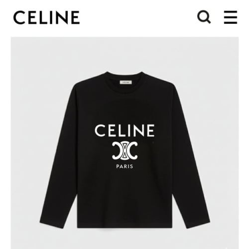 CLN 트리에포 로고 긴팔 티셔츠