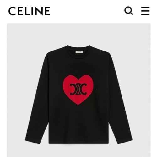 CLN 하트로고 긴팔 티셔츠