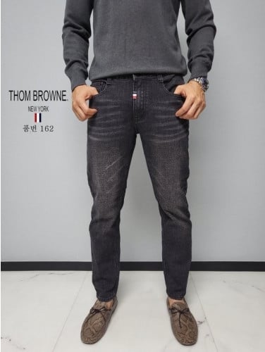 TB 블랙 워싱 데님 청바지