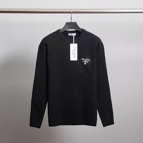 PRD 밀라노 로고 자수 베이직 니트