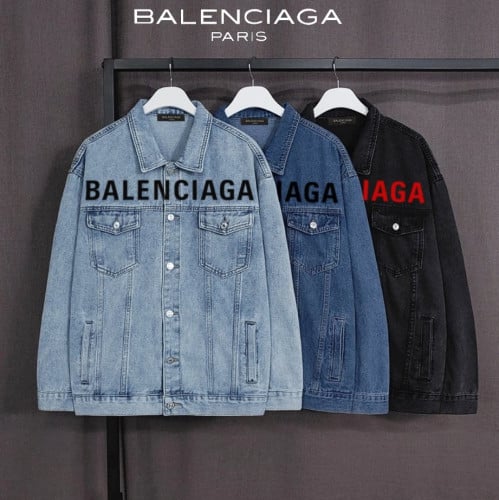 BLC 앞로고 워싱 데님자켓