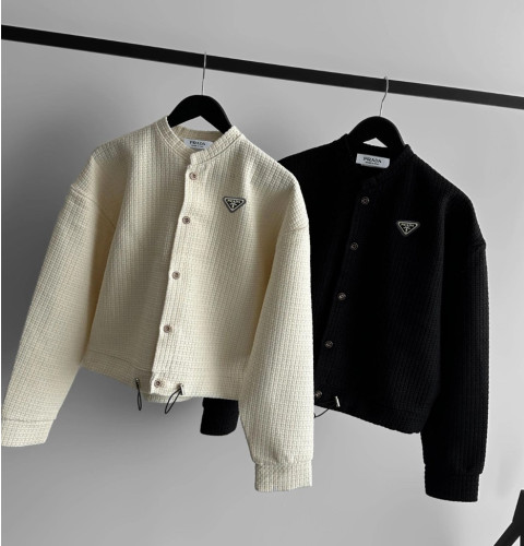 크롭 트위드 스트링 가디건