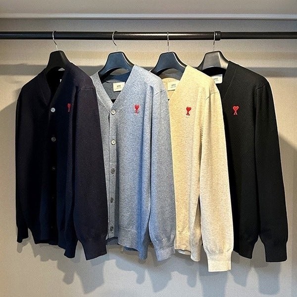 💕 아* 꾀흐 엠브로이더리 니트 가디건