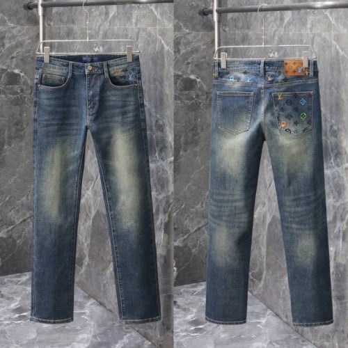 💕 루* 멀티자수 워싱스판 데님진✔수입최고급