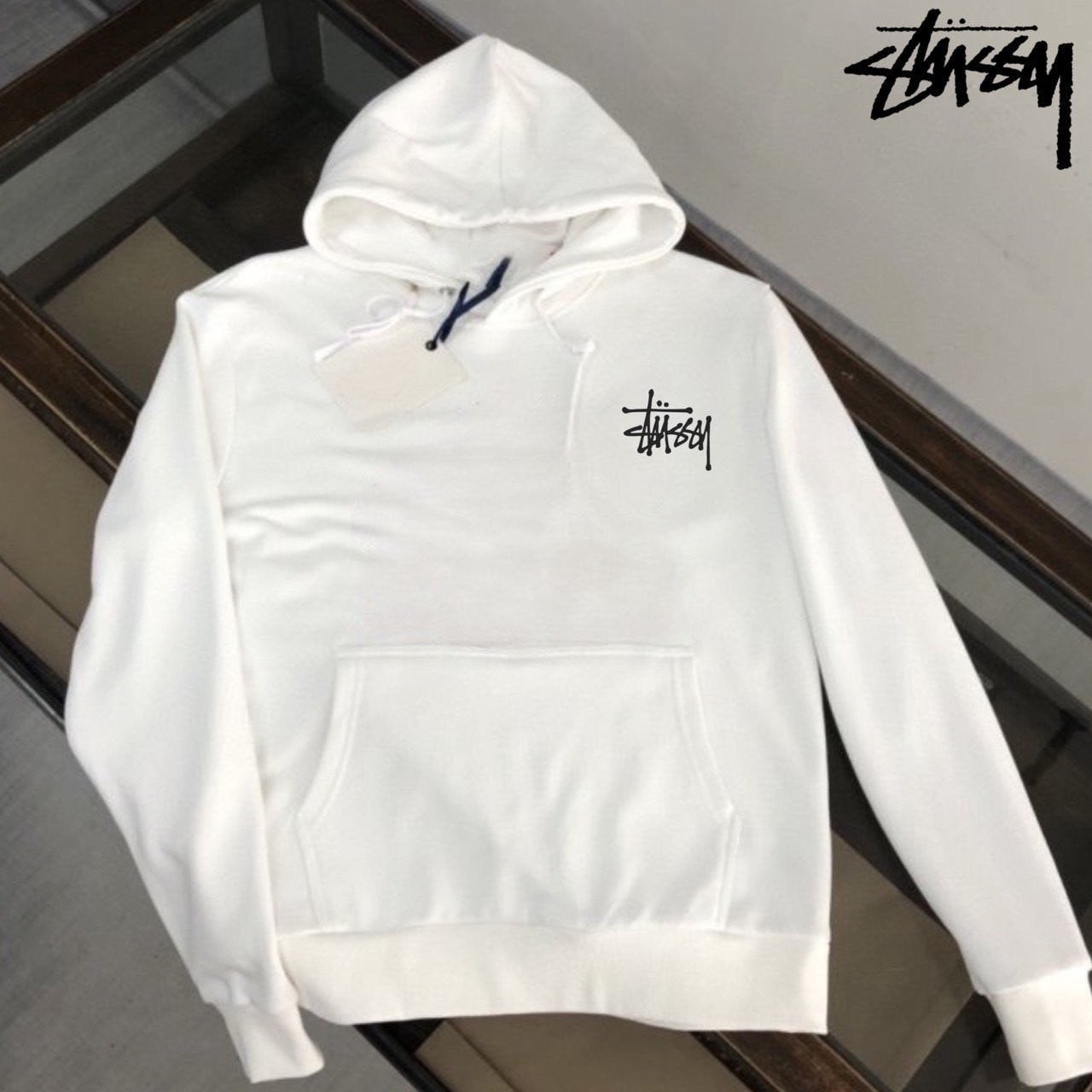 💕 스** 베이직 로고 후드티