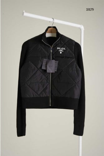 🔆 [PRADA] 프라다 여성 니트 퀼팅 자켓 🔆