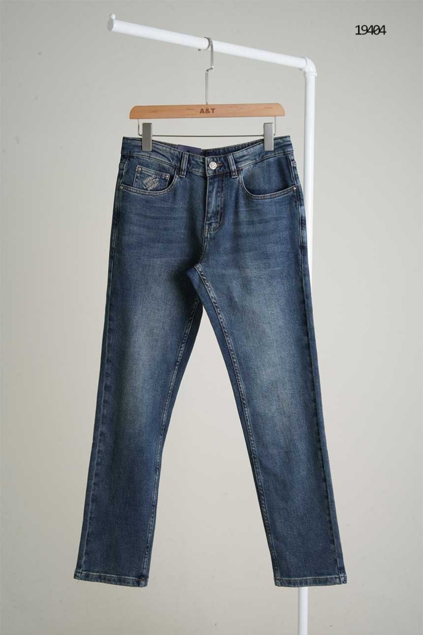 🔆 [LOUIS VUITTON] 루이비통 레더패치 자수로고 데님진 🔆