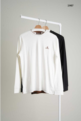 🔆 [LORO PIANA] 로로피아나 넥라인 실키 티셔츠 🔆