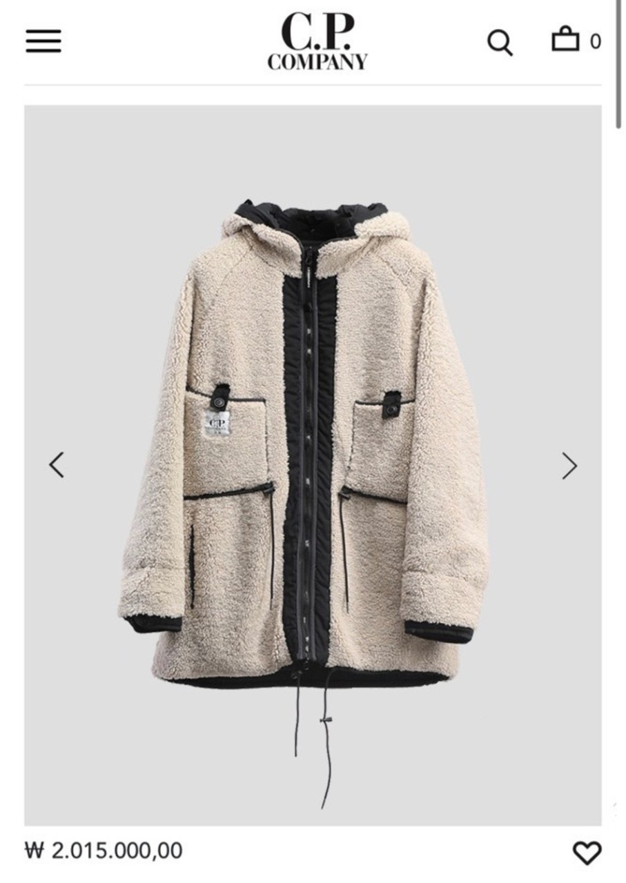 🚨씨X컴퍼니 [C.P compay] 리버시블 양면 폴라 파카