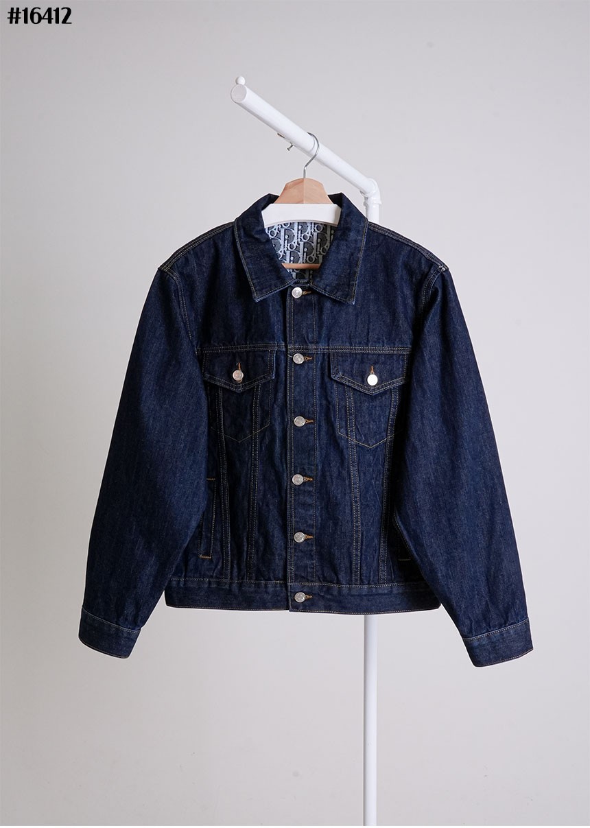 🔆 [DIOR] 크리스찬 디올 오블리크 로우 코튼 데님 자켓 🔆