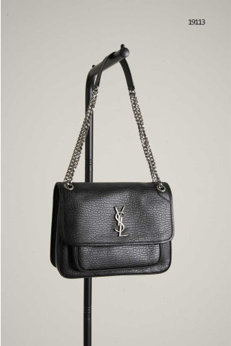 UM🔆 [SAINT LAURENT] 생로랑 니키 레더 숄더백 🔆