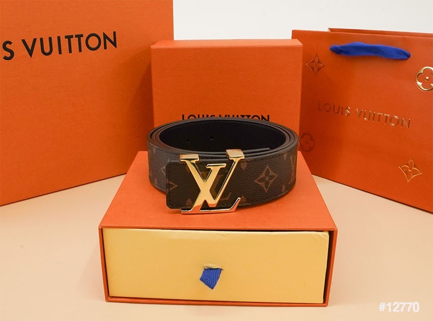 🔆 [LOUIS VUITTON] 루이비통 LV금장버클 모노그램 벨트 🔆