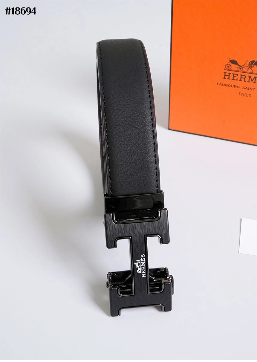 🔆 [HERMES] 에르메스 H 콘스탄틴 레더 자동벨트 🔆