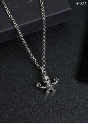 🔆 [Chrome Herts] 크롬하츠 다이아 포티 스컬 펜던트 네크리스 🔆