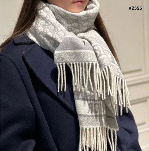🍀 [DIOR] 디올 오블리크 울 그레이 머플러 🍀