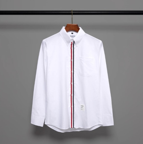 톰브라운 앞 라인 버튼 다운 옥스포드 셔츠