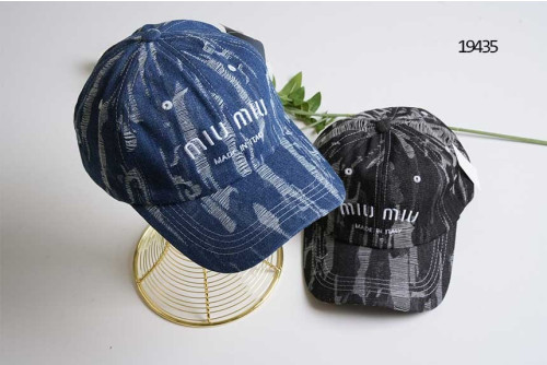 🔆 [MIUMIU] 미우미우 데님 레터링 로고 볼캡🔆
