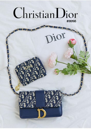 🔆[DIOR] 크리스찬 디올 체인 크로스백 & 반지갑 세트 🔆