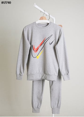 🔆 [NIKE] 나이키 트리플 컬러링 스우시 그래픽 맨투맨 티셔츠 & 테리 카고 조거 팬츠 셋 🔆