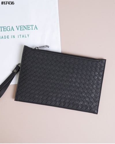 🔆 [Bottega Veneta] 보테가베네타 인트레치아토 베이직 레더 파우치 🔆
