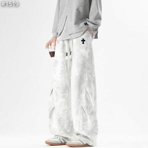 #크롬하츠 더티 워싱 와이드 스웻 팬츠