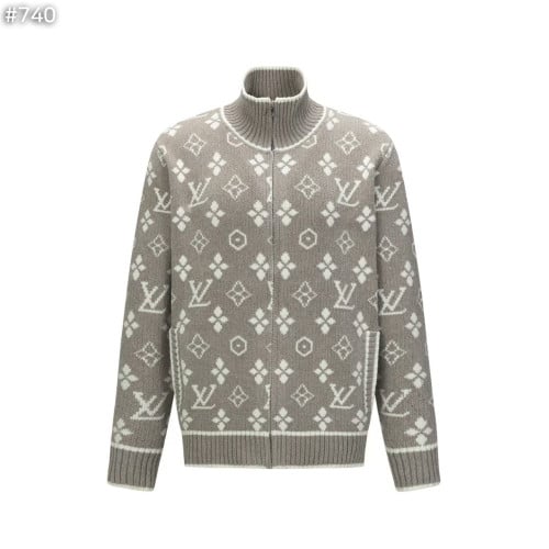 #루이비통 울 니트 집업 가디건