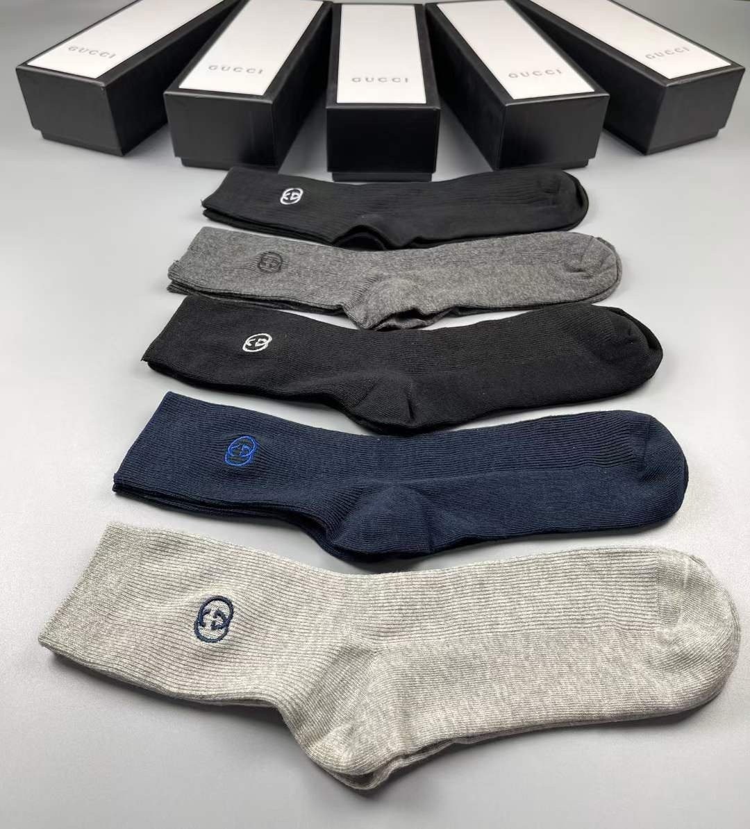 👹구찌 남녀공용 5종 양말세트👹