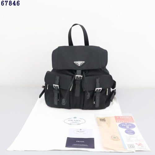 👹프*다 삼각로고 리나일론 스몰 백팩👹