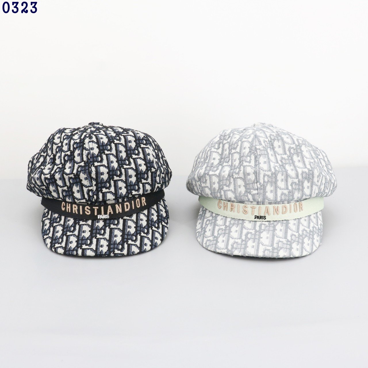 👹디* 오블리크 자수 보이캡 모자👹