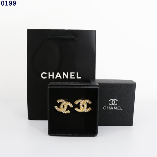 👹샤* 로고 진주 메탈 골드 귀걸이 👹