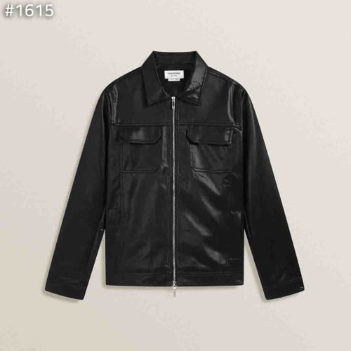 #톰브라운 투포켓 레더 자켓