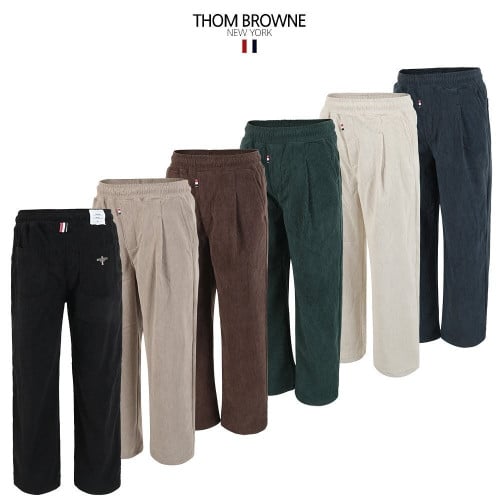 💕 톰* 융본딩 코듀로이 와이드 핀턱 팬츠