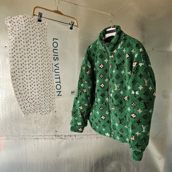 💕 루* 모노그램 플리스 자켓