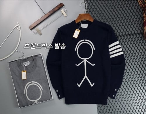 💕 톰* 사선 완장 메리노 아이콘 울니트➡️수입풀