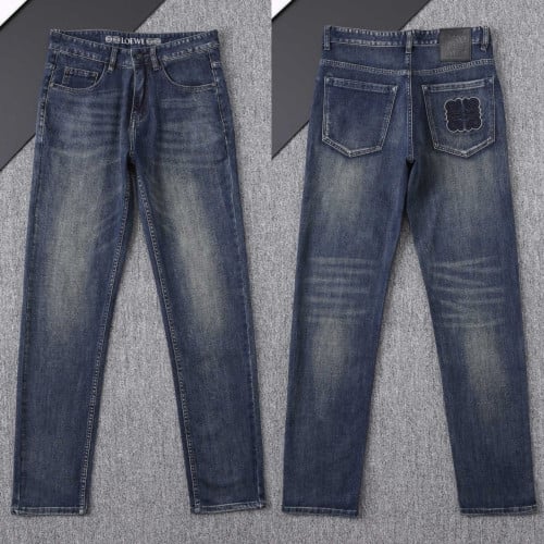 💕 로** 아나그램 로고자수 워싱스판 데님진➡️수입최고급