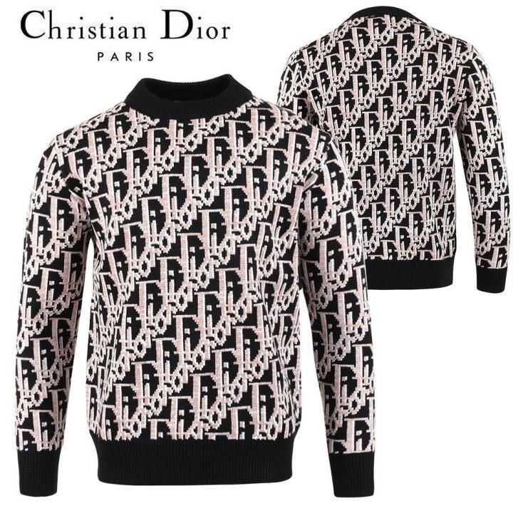 💕 디* 전판 로고 니트