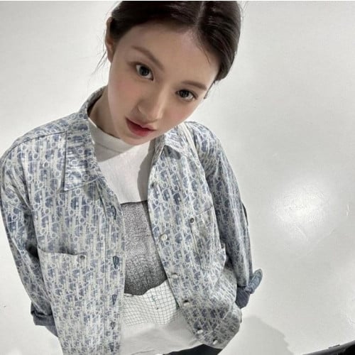 💕 디* 오블리크 로고 셔츠