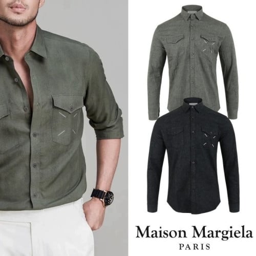 💕 메* 마르지엘라 스티치 물나염 셔츠