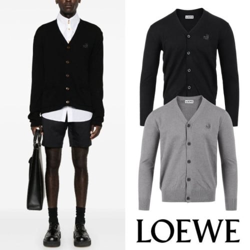 💕 로** 신상 아나그램 자수 울 가디건 ☆커플 착용 가능☆