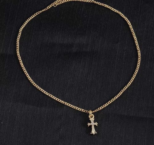 크롬하*  크로스 목걸이