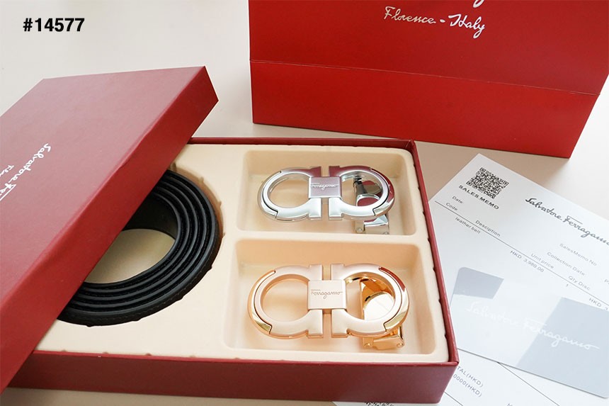 🔆 [ferragamo] 살바토레 페레가모 간치니 투버클 벨트 #5 (컷팅식) 🔆