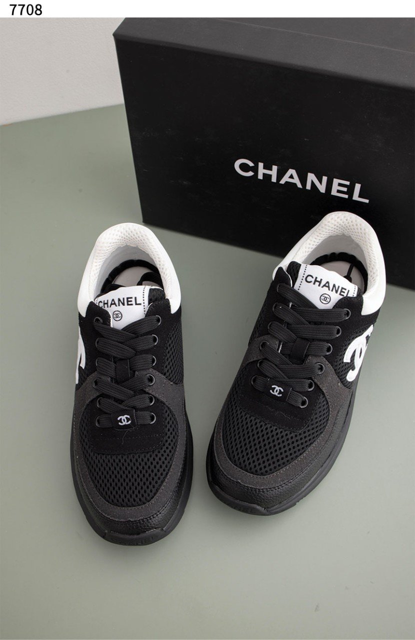 #샤넬 [Chanel] 샤넬 스니커즈 패브릭 스웨이드 신상입고💢 #신발 #7708