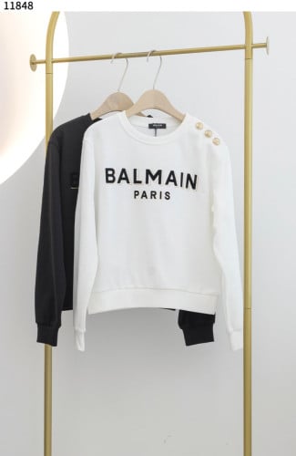 #발망 [Balmain]  Balmain Paris 프린트 장식 스웨트셔츠 신상입고💢 #상의 #티셔츠 #11848