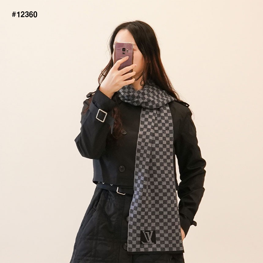 🔆 [LOUIS VUITTON] 루이비통 남여공용 체스 LV 캐시미어 머플러 🔆
