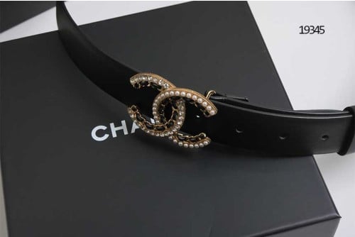 🔆[CHANEL] 샤넬 CC 펄,비쥬 포인트 여성벨트 🔆
